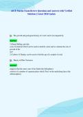 AICE Marine Exam Review Questions and Answers with Verified&NewLine;Solutions &vert; Latest 2026 Update&NewLine;