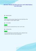 Alta Exam- Definitions Questions and Answers with Verified Solutions &vert;&NewLine;Latest 2026 Update