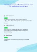 CALT study guide&colon; acronyms and Researchers Questions and Answers&NewLine;with Verified Solutions &vert; Latest 2026 Update
