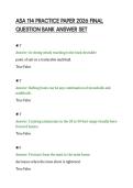 ASA 114 PRACTICE PAPER 2026 FINAL &NewLine;QUESTION BANK ANSWER SET