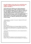 EPA 608 UNIVERSAL EXAM  200 ACTUAL QUESTIONS AND &NewLine;CORRECT ANSWERS WITH RATIONALE LATEST 2026 &NewLine;ALREADY GRADED A&plus;