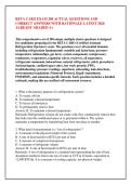 RETA CARO EXAM 200 ACTUAL QUESTIONS AND &NewLine;CORRECT ANSWERS WITH RATIONALE LATEST 2026 &NewLine;ALREADY GRADED A&plus;