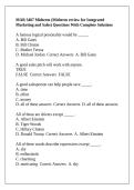 MAR 3407 Midterm &lpar;Midterm review for Integrated Marketing and Sales&rpar; Questions With Complete Solutions