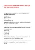 COMM 214 FINAL MOCK EXAM COMPLETE QUESTIONS AND 100&percnt; CORRECT ANSWERS