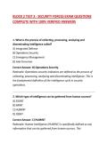 BLOCK 2 TEST 2 - SECURITY FORCES EXAM QUESTIONS COMPLETE WITH 100&percnt; VERIFIED ANSWERS