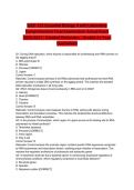 BIOD 102 Essential Biology II with Laboratory Comprehensive Final Examination Actual Exam 2026&sol;2027 &vert; Detailed Rationales &vert; Graded A&plus; Pass Guaranteed