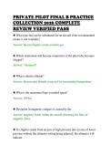 PRIVATE PILOT FINAL B PRACTICE&NewLine;COLLECTION 2026 COMPLETE&NewLine;REVIEW VERIFIED PASS