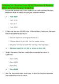 California Tax Education Council &lpar;CTEC&rpar; Questions & Answers &NewLine;2026 &vert; High-Yield Review &vert; Graded A&plus;