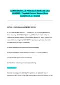 SARAH MICHELLE PAGES 234-256 EXAM Q&A 2026&sol;2027 &vert; Targeted Content Review &vert; Pass Guaranteed - A&plus; Graded&NewLine;&NewLine;
