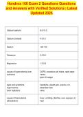 Hondros 160 Exam 2 Questions Questions&NewLine;and Answers with Verified Solutions &vert; Latest&NewLine;Updated 2026
