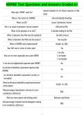 NSPIRE Test Questions and Answers Graded A&plus;