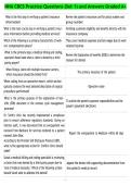 NHA CBCS Practice Questions &lpar;Set 1&rpar; and Answers Graded A&plus;