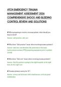 ATCN EMERGENCY TRAUMA &NewLine;MANAGEMENT ASSESSMENT 2026 &NewLine;COMPREHENSIVE SHOCK AND BLEEDING &NewLine;CONTROL REVIEW AND SOLUTIONS