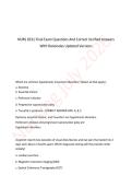 NURS 6531 Final Exam Actual Questions And Correct Detailed Answers With Rationales 2026 Updated Version
