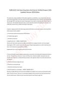 NURS 6531 Final Exam Questions And Correct Verified Answers With Rationales Updated Versions