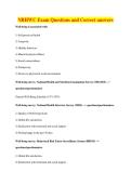 NBHWC Exam Questions and Correct answers