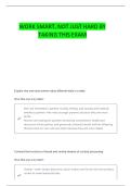 PSYCH 100 QUEENS U QUESTIONS AND CORRECT ANSWERS