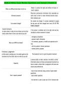 Medical Ethics Exam Review Questions and Answers Graded A&plus;