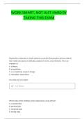PSY100 TEST 1 MULTIPLE CHOICE QUESTIONS AND CORRECT ANSWERS