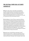 PRN 1381 FINAL PAPER 2026 ACCURATE ANSWER SET&period;