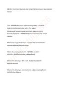 CFI CBCA Final Exam Questions And Correct Verified Answers New Updated Version