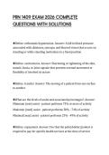 PRN 1409 EXAM 2026 COMPLETE&NewLine;QUESTIONS WITH SOLUTIONS
