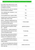 ITEC 437 Final Exam Test Questions and Answers Graded A&plus;
