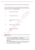 Nursing Skills U World Exam Questions And Correct Verified Answers 2026 Updated Version