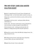 PRN 1409 STUDY GUIDE 2026 MASTER&NewLine;SOLUTION DIGEST