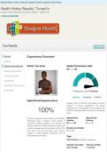 SHADOW HEALTH&vert; HEALTH HISTORY SUBJECTIVE&vert; WITH COMPLETE SOLUTIONS