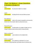 Chem 134 Midterm 1 Exam Questions & Answers &lpar;Grade A&plus;&rpar;&period;docx&NewLine;&NewLine;