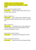 CHEM 134 LECTURE EXAM 1 QUESTIONS AND ANSWERS Latest 2026&period;docx&NewLine;&NewLine;