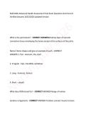 NUR 643E Advanced Health Assessment Final Exam Questions And Correct Verified Answers 2025&sol;2026 Updated Version