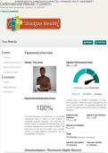 SHADOW HEALTH &vert;CARDIOVASCULAR NOTES &vert; ADVANCED HEALTH ASSESSMENT &vert; WITH COMPLETE SOLUTIONS