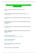 Utah Master Esthetician Written Exam With 100&percnt; Verified Solutions Questions And Answers &vert; 2026 Latest Update
