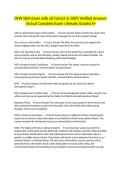 DFW SIDA Exam with all Correct & 100&percnt; Verified Answers &vert;Actual Complete Exam &vert;Already Graded A&plus;