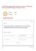 NURS 328 Exam Questions and Verified Correct Answers &vert; Comprehensive Review &vert; Latest 2026&sol;2027 Update &vert; Athabasca University