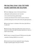 PRN 1562 FINAL EXAM 3 2026 TEST PAPER&NewLine;SOLVED QUESTIONS AND SOLUTIONS