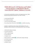 NURS 328 Exam &num;2 &vert; 122 Questions and Verified Correct Answers &vert; Comprehensive Review &vert; Latest 2026&sol;2027 Update &vert; Athabasca University