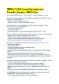 MIMG C185A Exam &vert; Questions and Complete Answers &vert; 100&percnt; Pass