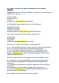 A&P HESI A2 PRACTICE TEST QUESTIONS VERIFIED WITH CORRECT &NewLine;ANSWERS 