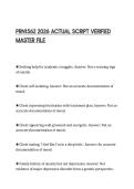 PRN1562 2026 ACTUAL SCRIPT VERIFIED&NewLine;MASTER FILE
