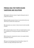 PRN1562 2026 TEST PAPER SOLVED&NewLine;QUESTIONS AND SOLUTIONS