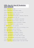 HESI&comma; Hesi A2&comma; Hesi A2 Vocabulary &NewLine;2026 VERSION 