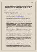 NYC DCAS Auto Mechanic &lpar;Gasoline&rpar; EXAM QUESTIONS AND CORRECT VERIFIED SOLUTIONS LATEST UPDATE THIS YEAR &ndash; JUST RELEASED&period;pdf&NewLine;&NewLine;