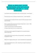 HESI A2 Biology &ndash; Complete Review&comma; Practice Questions&comma; and Nursing Entrance Exam Study Guide