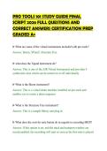 PRO TOOLS 101 STUDY GUIDE FINAL&NewLine;SCRIPT 2026 FULL QUESTIONS AND&NewLine;CORRECT ANSWERS CERTIFICATION PREP&NewLine;GRADED A&plus;