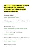 PRO TOOLS 101 STUDY GUIDE PRACTICE&NewLine;SOLUTION SET 2026 AUTHENTIC&NewLine;QUESTIONS AND EXPERT VERIFIED&NewLine;ANSWERS GRADED A&plus;