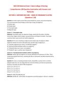 NUR 230 Maternal Exam &vert; Galen College of Nursing&NewLine;Comprehensive 180-Question Examination with Answers and&NewLine;Rationales&NewLine;SECTION 1&colon; ANTEPARTUM CARE &ndash; SIGNS OF PREGNANCY & GTPAL&NewLine;&lpar;Questions 1-20&rpar;
