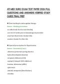 ATI MED SURG EXAM TEST PAPER 2026 FULL &NewLine;QUESTIONS AND ANSWERS VERIFIED STUDY &NewLine;GUIDE FINAL PREP